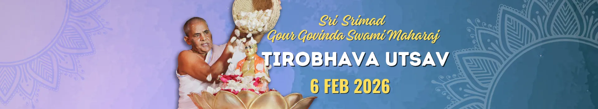 Srila Gour Govinda Swami Disappearance day